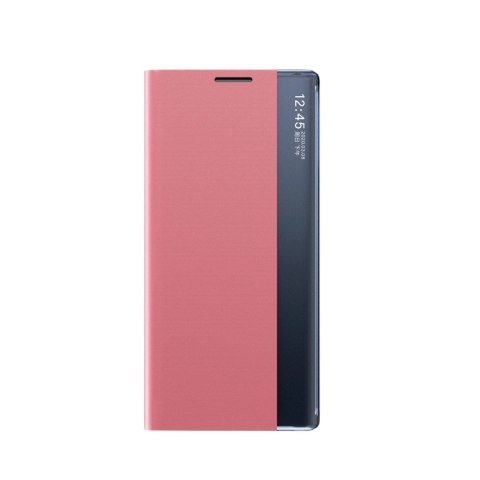 Etui New Sleep Case pokrowiec z klapką i podstawką na Samsung Galaxy S25 Edge - różowe