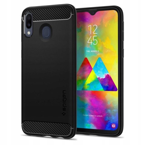 Etui Plecki Spigen do Samsung Galaxy M20 Etui czarny