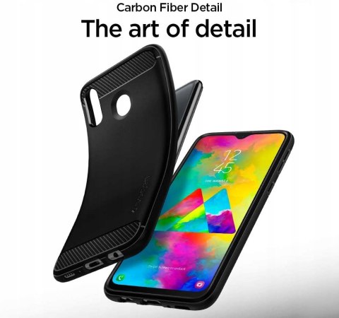 Etui Plecki Spigen do Samsung Galaxy M20 Etui czarny