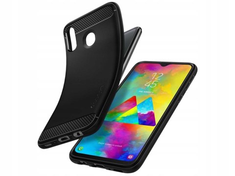 Etui Plecki Spigen do Samsung Galaxy M20 Etui czarny