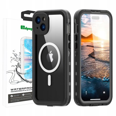 Etui Redpepper Case MagSafe do iPhone 15 - wodoodporna obudowa, futerał