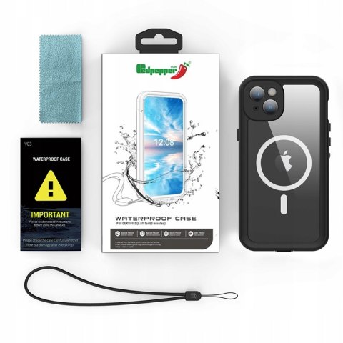 Etui Redpepper Case MagSafe do iPhone 15 - wodoodporna obudowa, futerał