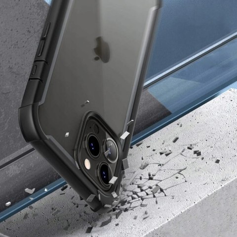 Etui Supcase do iPhone 13 Pro - czarne plecki ochronne, pancerna obudowa