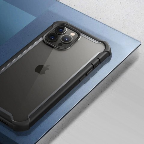 Etui Supcase do iPhone 13 Pro - czarne plecki ochronne, pancerna obudowa