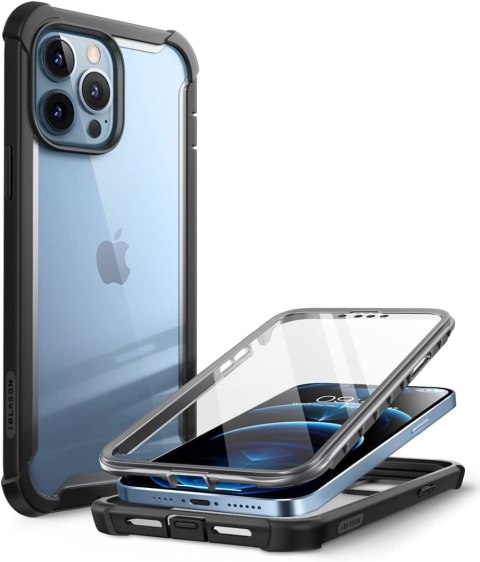 Etui Supcase do iPhone 13 Pro - czarne plecki ochronne, pancerna obudowa