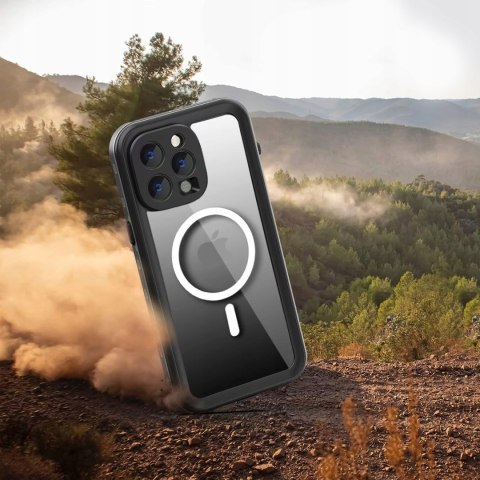 Etui wodoodporne IP68 360 do iPhone 15 Pro - pokrowiec, futerał