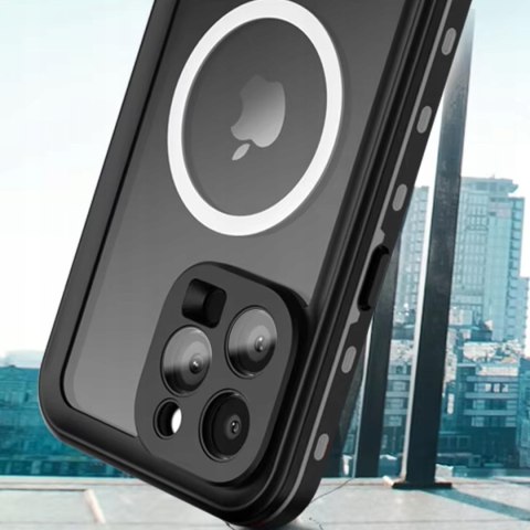 Etui wodoodporne IP68 360 do iPhone 15 Pro - pokrowiec, futerał