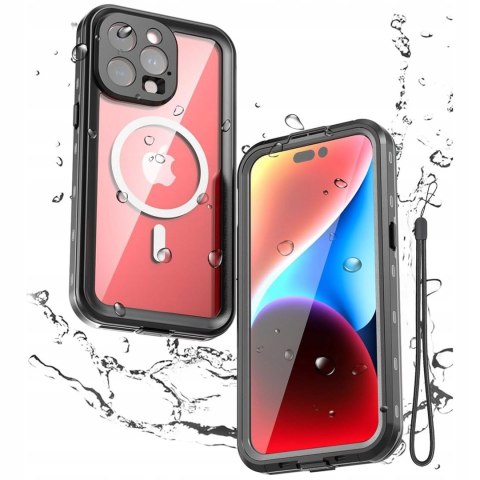 Etui wodoodporne IP68 360 do iPhone 15 Pro - pokrowiec, futerał