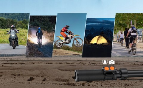 Kamera rowerowa 4K/60FPS sportowa anti-shake, przeciwwstrząsowa + 64G