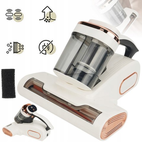 MOCNY ODKURZACZ UV NA ROZTOCZA I KURZ DO ŁÓŻKA MATERACA BEZPRZEWODOWY