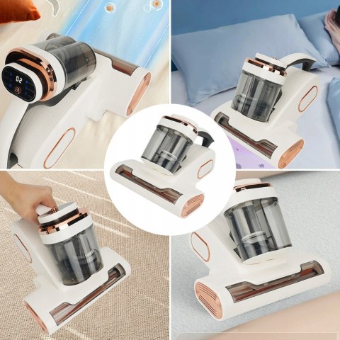 MOCNY ODKURZACZ UV NA ROZTOCZA I KURZ DO ŁÓŻKA MATERACA BEZPRZEWODOWY