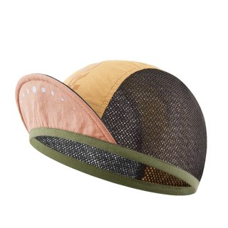 Czapka kolarska Rockbros rowerowa z daszkiem, pod kask - żółta