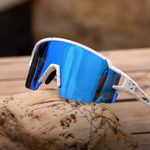 Okulary rowerowe Rockbros dla dzieci, polaryzacyjne, z ochroną UV dziecięce - różowe