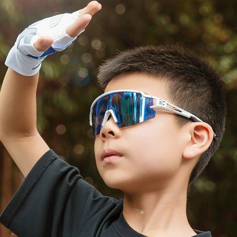 Okulary rowerowe Rockbros dla dzieci, polaryzacyjne, z ochroną UV dziecięce - szare