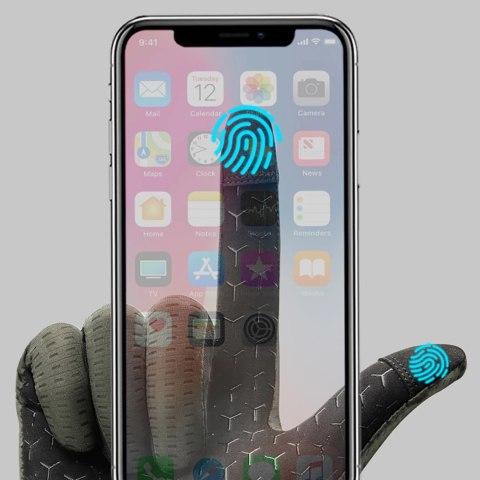 Rękawiczki rowerowe Rockbros oddychające, pełne, rozmiar: L - zielone