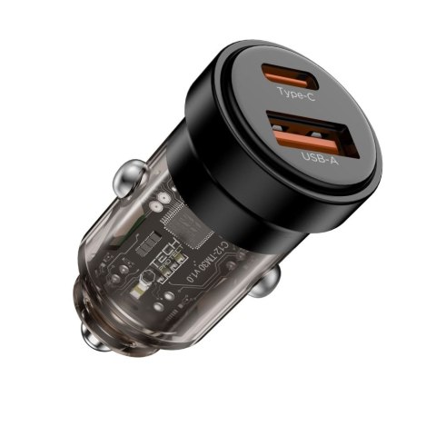 TECH-PROTECT CC03 2-PORT CAR CHARGER PD45W/QC3.0 BLACK