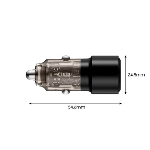 TECH-PROTECT CC03 2-PORT CAR CHARGER PD75W BLACK