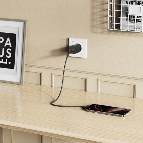 TECH-PROTECT NCM33W 2-PORT NETWORK CHARGER PD33W/QC3.0 BLACK