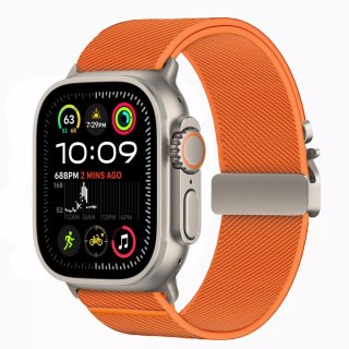 TECH-PROTECT NYLON CLASP APPLE WATCH 6 / 7 / 8 / 9 / 10 / SE / ULTRA 1 / 2 (44 / 45 / 46 / 49 MM) ORANGE