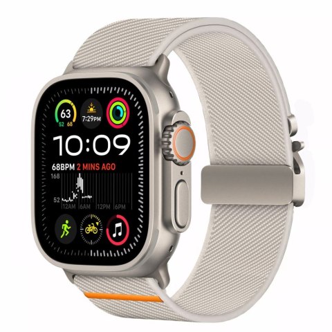 TECH-PROTECT NYLON CLASP APPLE WATCH 6 / 7 / 8 / 9 / 10 / SE / ULTRA 1 / 2 (44 / 45 / 46 / 49 MM) TITANIUM