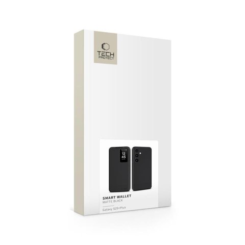 TECH-PROTECT SMART WALLET GALAXY S25+ PLUS MATTE BLACK