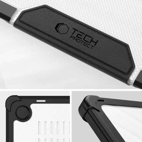 TECH-PROTECT SMARTSHELL PRO MACBOOK AIR 13 M2 / M3 / M4 / 2023-2025 BLACK/CLEAR