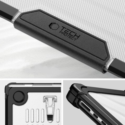 TECH-PROTECT SMARTSHELL PRO MACBOOK AIR 15 M2 / M3 / M4 / 2023-2025 BLACK/CLEAR