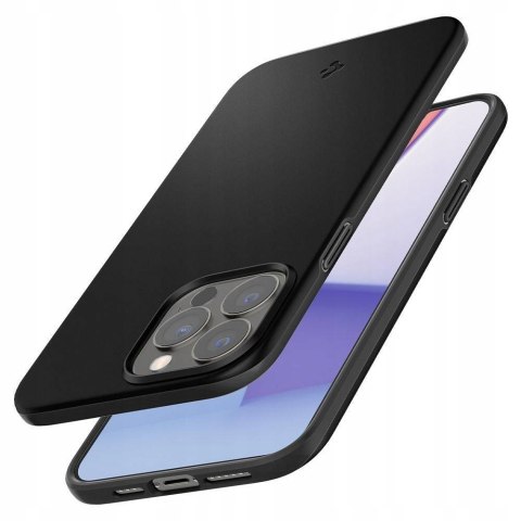 Etui Spigen do iPhone 15 Pro Max - czarne plecki ochronne, obudowa