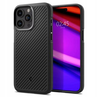 Etui Spigen do iPhone 15 Pro - czarne plecki ochronne, pancerna obudowa