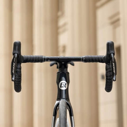 Owijka Rockbros na kierownicę silikonowa perforowana - czarna