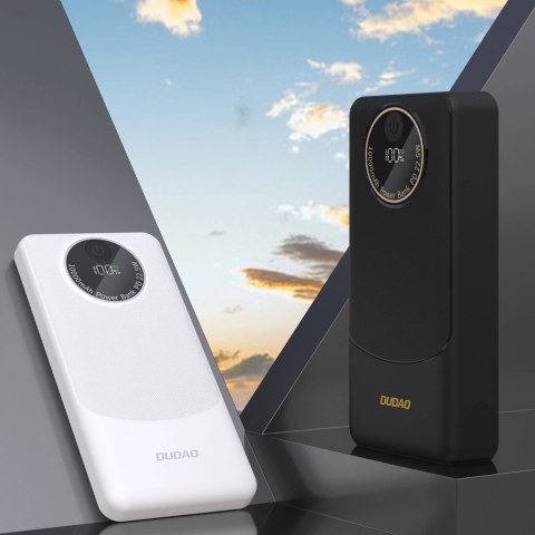 Powerbank Dudao K12 10000mAh PD22.5W USB-A, USB-C - biały