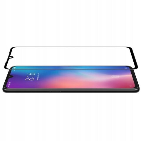 Spigen Glass FC Xiaomi Mi 9 - szkło hartowane z czarną ramką
