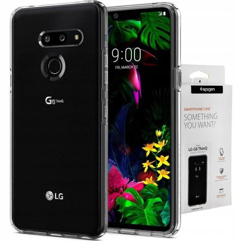 Spigen do LG G8 ThinQ - bezbarwne etui plecki ochronne, obudowa