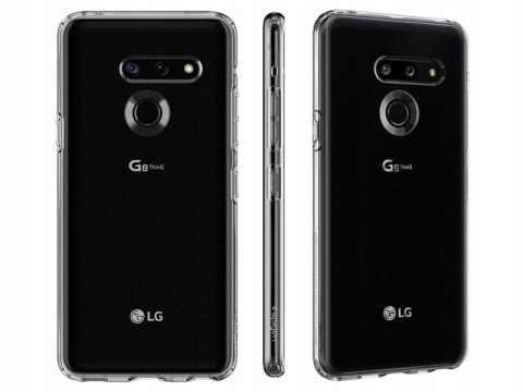 Spigen do LG G8 ThinQ - bezbarwne etui plecki ochronne, obudowa