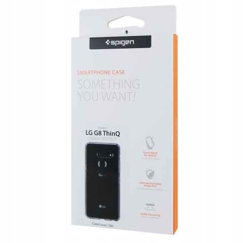 Spigen do LG G8 ThinQ - bezbarwne etui plecki ochronne, obudowa