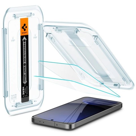 Szkło hartowane Spigen Glas.tR EZ Fit na Samsung Galaxy S24 FE (2 szt.)