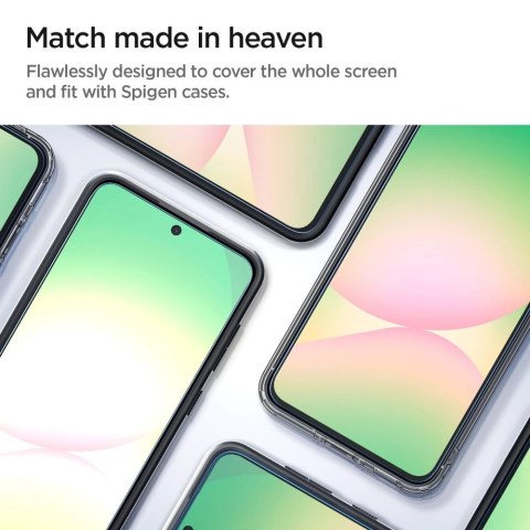 Szkło hartowane Spigen Glas.tR EZ Fit na Samsung Galaxy S24 FE (2 szt.)