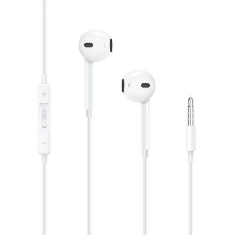 TECH-PROTECT ULTRABOOST MINI JACK EARPHONE CORE WHITE
