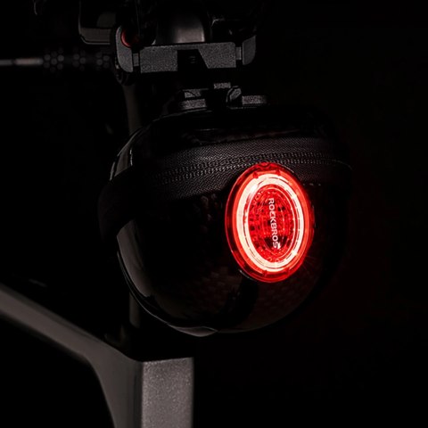 Torba podsiodłowa Rockbros sztywna, hard shell, kompaktowa, pojemność 0,4l - czarna