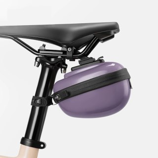 Torba podsiodłowa Rockbros sztywna, hard shell, kompaktowa, pojemność 0,4l - fioletowa