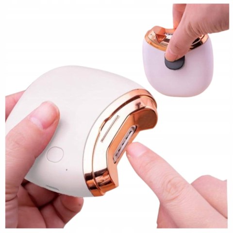 Elektryczna obcinaczka do paznokci - USB-C akumulatorowy zestaw do manicure