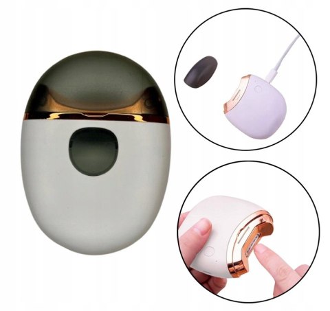 Elektryczna obcinaczka do paznokci - USB-C akumulatorowy zestaw do manicure