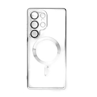 Etui Electroplated Case z MagSafe galwanizowane na iPhone 16e - srebrne
