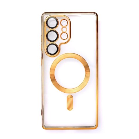 Etui Electroplated Case z MagSafe galwanizowane na iPhone 16e - złote