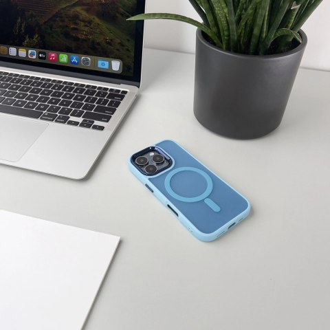 Etui Fashion Case z MagSafe na Samsung Galaxy A26 5G - niebieskie