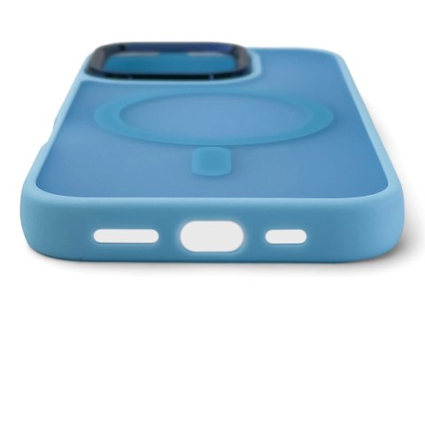 Etui Fashion Case z MagSafe na iPhone 16e - niebieskie