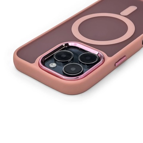 Etui Fashion Case z MagSafe na iPhone 16e - różowe