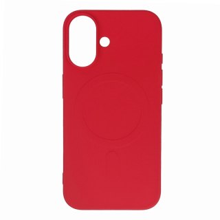 Etui Liquid Silicone Case z MagSafe na Samsung Galaxy S25 Edge - czerwone