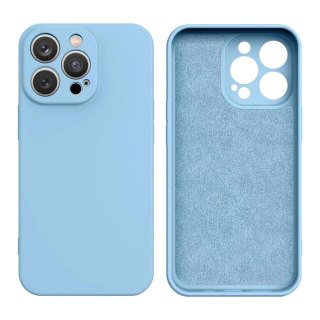 Etui Silicone Case na Samsung Galaxy S25 Edge - niebieskie