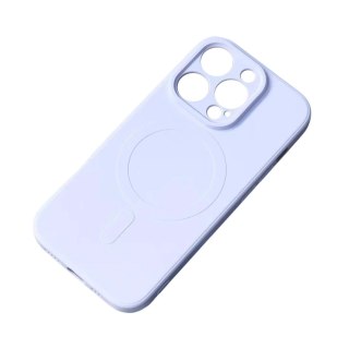 Etui Silicone Case z MagSafe na Samsung Galaxy S25 Edge - jasnoniebieskie